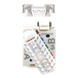 SIEMON U6A-H04NS - Jack / Cat6A UTP / Montaje Híbrido Plano-Angulado / Terminación 110 / UL 94 V-0 / Rango -10 a 60 °C | SIERRA STORE