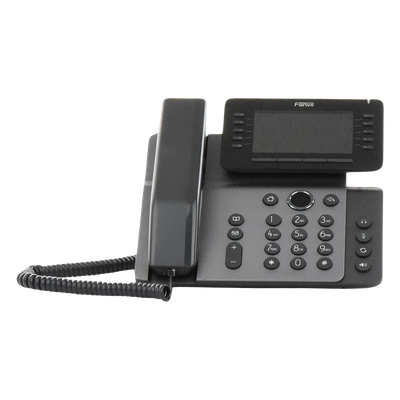 Teléfono IP Empresarial / 20 Líneas SIP / Pantalla 4.3" Ajustable / Wi-Fi 2.4/5 GHz / Bluetooth 5.0 / Puertos Gigabit / PoE | SIERRA STORE