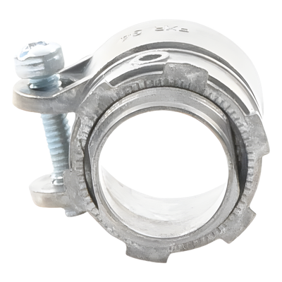 Conector Recto para Tubo Flexible / 3/4" (19 mm) / Diámetro 32 mm / Longitud 36 mm / Acabado Bruñido Brillante / NEMA FB-1 / UL 514B | SIERRA STORE
