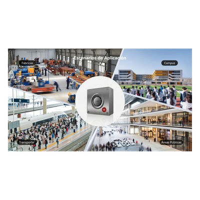 Videoportero IP para Exterior / Cámara 4 Megapixel (1080p) / HDR e Iluminación IR / Altavoz 5W y Doble Micrófono / Panel Acero | SIERRA STORE