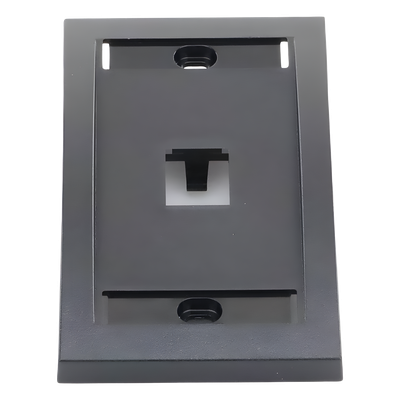 PANDUIT CFPE1BLY - Placa de Pared Vertical / 1 Puerto Mini-Com / Espacio para Etiquetas / ABS Negro | SIERRA STORE
