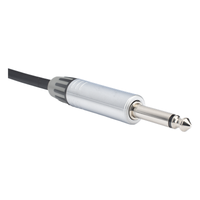 Cable de Audio / Conectores 1/4 in Mono / Triple Blindaje / Cobre Puro / 3 m (9.8 ft) / Carcasa Cromada | SIERRA STORE