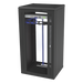 LINKEDPRO BY EPCOM SR-1924-GFP - Gabinete para Montaje en Pared, Puerta de Cristal Templado, Cuerpo Fijo con Rack 19" de 24 Unidades | SIERRA STORE
