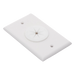 LINKEDPRO BY EPCOM LP-FP-GROM - Placa de Pared / Orificio con Grommet / Montaje Vertical / ABS Blanco | SIERRA STORE