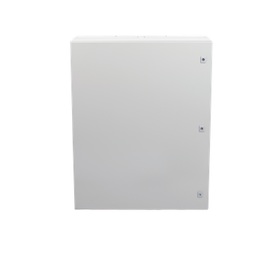 Gabinete de Acero IP66 Uso en Intemperie (800 x 1000 x 300 mm) con Placa Trasera Interior Metálica y Compuerta Inferior Atornillable | SIERRA STORE