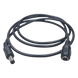 Cable de Alimentación DC / Conector Macho a Hembra 5.5x2.1 mm / 22 AWG / 1 m (3.28 ft) / Polarizado / Forro Negro | SIERRA STORE