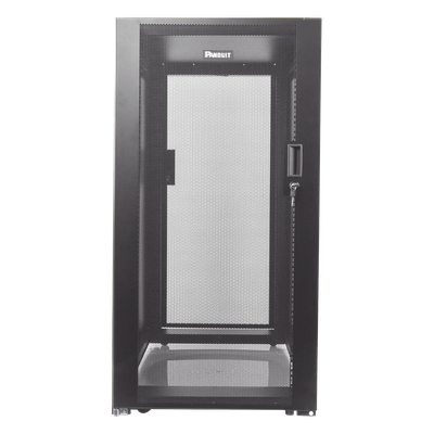 PANDUIT E6412B2 - Gabinete de Piso / 24 UR / 600 mm Ancho / 1070 mm Profundidad (42.12') / Puertas Ventiladas 69% / Carga Estática 567 | SIERRA STORE