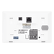 Monitor IP/SIP / Pantalla Capacitiva 4.3" / Wi-Fi 2.4 GHz / Audio HD Bidireccional / PoE / 8 Entradas de Alarma / RS485 / H.264 1080p | SIERRA STORE