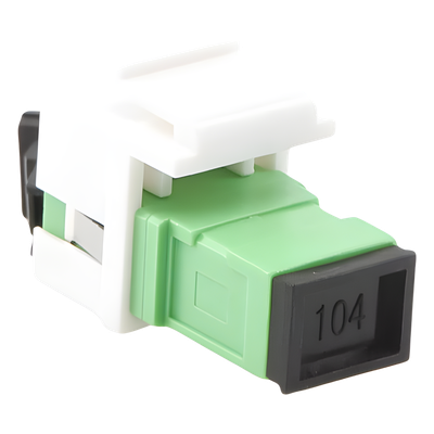 LINKEDPRO BY EPCOM LP-FO-AD-6150 - Acoplador de Fibra Óptica / Monomodo / SC/APC Simplex a SC/APC / Keystone / ABS | SIERRA STORE