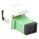 LINKEDPRO BY EPCOM LP-FO-AD-6150 - Acoplador de Fibra Óptica / Monomodo / SC/APC Simplex a SC/APC / Keystone / ABS | SIERRA STORE
