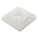 Base Autoadherible para Cinchos / 19x19 mm / Nylon Resistente / Temperatura -10°C a 50°C / Paquete 100 Piezas / Orificio Central para | SIERRA STORE