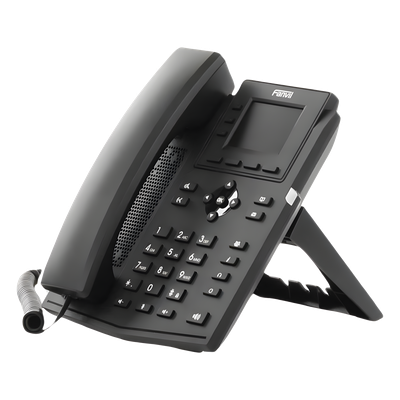 Teléfono IP Empresarial / 4 Líneas SIP / Pantalla LCD 2.4 Pulgadas / PoE / Audio HD / Conferencia 6 Participantes | SIERRA STORE