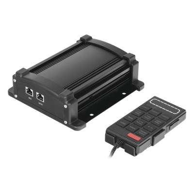 Sirena Vehicular / 100W / 115 dB / Controlador Unimando con Micrófono / 7 Tonos Americanos / Compatible Barras X67/X75 | SIERRA STORE