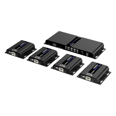 Extensor y Divisor HDMI / 1 Entrada a 4 Salidas / 4Kx2K @ 60 Hz / Alcance 120 m (393.7 ft) / Cat 6/6a / IR Integrado / Operación 24/7 | SIERRA STORE