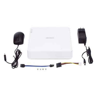 HIKVISION DS-7104HGHI-M1(C) - DVR TurboHD / 4 Canales Analógicos + 1 IP / 2 Megapixel 1080p Lite / AcuSense Lite / Audio Coaxitron / | SIERRA STORE