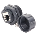 LINKEDPRO BY EPCOM LP-C6WP-CP - Acoplador Industrial / Cat 6 Blindado / IP67 Waterproof / -10°C a 60°C / 750 Ciclos / 50μm Oro | SIERRA STORE