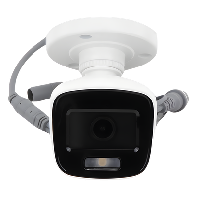 Cámara Bala TURBOHD / 2 Megapixel / Color 24/7 / Luz Blanca 20 m (65.6 ft) / Micrófono Integrado / IP66 / Metal | SIERRA STORE