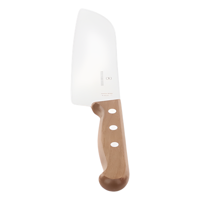 Cuchillo Santoku / Hoja 17 cm / Filo Recto con Alvéolos / Mango Maple / 0.103 kg / Diseño Japonés | SIERRA STORE