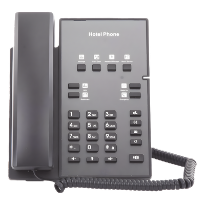 Teléfono IP / 8 Teclas Programables / Audio HD / PoE / 2 Cuentas SIP / Montaje Pared o Escritorio | SIERRA STORE