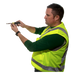 Chaleco de seguridad reflectante / Talla XL / ANSI/ISEA 107-2015 Tipo R Clase 2 / Pecho 44''-50'' (111,8-127 cm) / Amarillo alta | SIERRA STORE