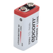 Batería de Litio 9V / 1200 mAh / Cloruro de Tionilo / No Recargable / Operación -60°C a +85°C / Acero Inoxidable | SIERRA STORE