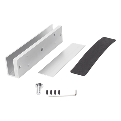 ACCESSPRO BU600LED - Montaje para puerta de vidrio / 180x40x28 mm / Vidrio 8-15 mm / 0.32 kg / Diseño en U | SIERRA STORE