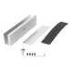 ACCESSPRO BU600LED - Montaje para puerta de vidrio / 180x40x28 mm / Vidrio 8-15 mm / 0.32 kg / Diseño en U | SIERRA STORE