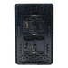 Apagador Doble / 10 A / 127 V CA / 60 Hz / Placa de Acero / 4.6 x 3.1 x 1.2 in | SIERRA STORE