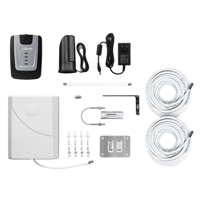 KIT de Amplificador de Señal Celular Home Room, especial para Datos 4G LTE, 3G y Voz. Mejora la señal en áreas de hasta 140 metros | SIERRA STORE