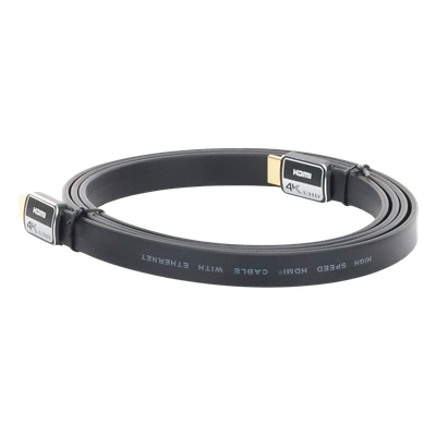 Cable HDMI Plano / 4K Ultra HD / 1.8 m (5.90 ft) / Conectores Oro 24K / Audio Dolby TrueHD / 120Hz-480Hz | SIERRA STORE