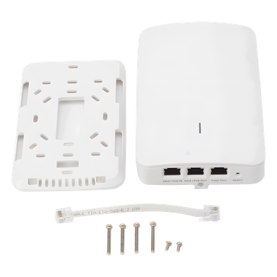 Punto de Acceso Wi-Fi 6 / Diseño de Pared / 2.5 Gbps / 3 Puertos Gigabit / PoE Passthrough / Radio IoT / Gestión Cloud | SIERRA STORE