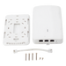 Punto de Acceso Wi-Fi 6 / Diseño de Pared / 2.5 Gbps / 3 Puertos Gigabit / PoE Passthrough / Radio IoT / Gestión Cloud | SIERRA STORE