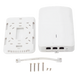 Punto de Acceso Wi-Fi 6 / Diseño de Pared / 2.5 Gbps / 3 Puertos Gigabit / PoE Passthrough / Radio IoT / Gestión Cloud | SIERRA STORE
