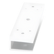 ACCESSPRO BU350S - Montaje en U para Puerta de Vidrio / Sin Perforación / Puertas 8 a 15 mm / 130x41x28 mm / 0.24 kg | SIERRA STORE