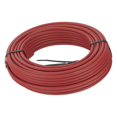 Kit Cable Fotovoltaico / 2 Rollos 25 m (82 ft) / 10 AWG 6 mm² / 1000/2000 V / -40°C a 120°C / Rojo/Negro | SIERRA STORE