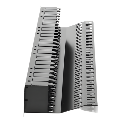 SIEMON Z6-PNL-U48K - Patch Panel UTP / 48 Puertos Cat 6 / Plano 1UR / 19" Rack / Acero Negro / 4.3 x 19 x 1.7 in | SIERRA STORE