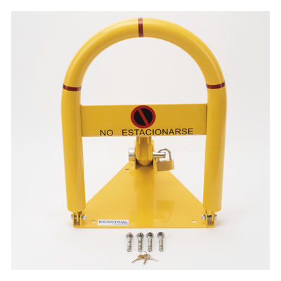 ACCESSPRO XB-PARK100-1L - Control de Acceso Vehicular / Retráctil Manual / Altura 550 mm / Acero Anticorrosivo / Fijación a Piso | SIERRA STORE