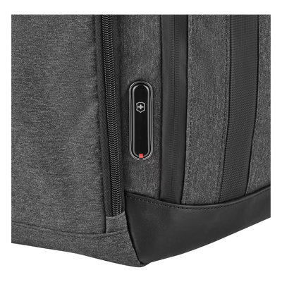 Mochila Urbana / Nylon-Cuero / 17L / Laptop 14" / 42x19x30 cm / 1.1 kg / 138x75x118 in | SIERRA STORE