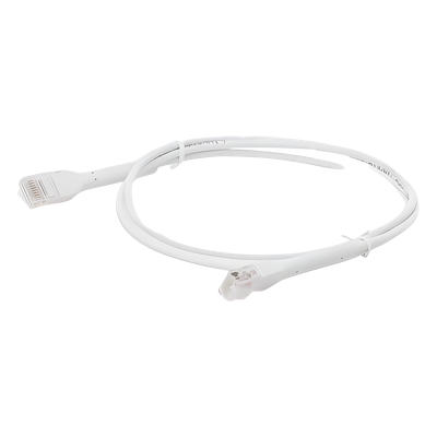 LINKEDPRO BY EPCOM LP-PSLIM-1WH - Cable de Parcheo Cat6 / Ultra Slim 1 m (3.28 ft) / UTP / RJ45 Modular / Blanco | SIERRA STORE