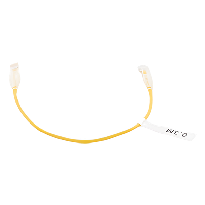 LINKEDPRO BY EPCOM LP-UT6-030-YE28 - Cable de Parcheo Slim UTP Cat6 / 30 cm (0.98 ft) / 28 AWG / Amarillo / 10 Gbps | SIERRA STORE