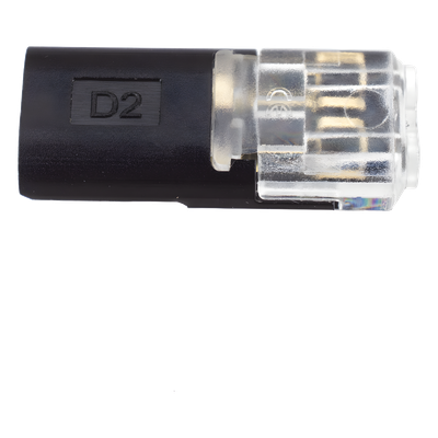 Conectores enchufables / 2 pines / 22-18 AWG / 0.35-0.75 mm² / 25 piezas / -20°C a +80°C | SIERRA STORE