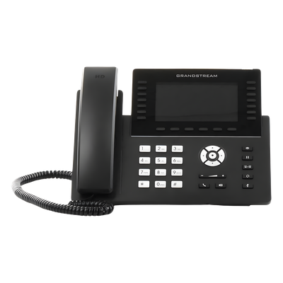 Teléfono IP Carrier-Grade / 14 Líneas SIP / 6 Cuentas / Wi-Fi Dual-Band 802.11ac / Pantalla LCD 5" / Puertos Gigabit / PoE / Audio | SIERRA STORE
