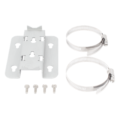 Soporte de Montaje / Poste o Pared / 4 Tornillos / 2 Abrazaderas Metálicas / Compatible ePMP 3000 | SIERRA STORE