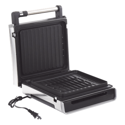 Parrilla Eléctrica / Reducción de Humo 85% / 4 Porciones / 1500 W / Platos Extraíbles / Antiadherente Advanced Tough | SIERRA STORE