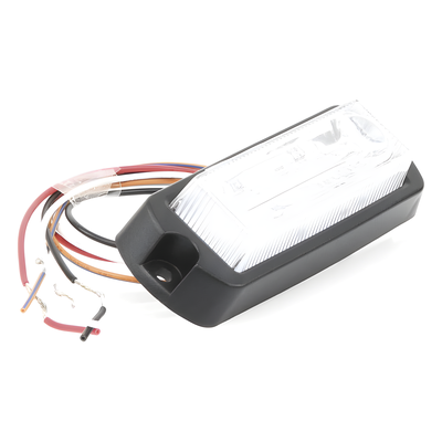 Luz Auxiliar Ultra Brillante / 8 LED Gen III Rojo/Claro / 10-30VCC / 12cm x 4.64cm x 2.4cm / 25 Patrones / Wig-Wag | SIERRA STORE