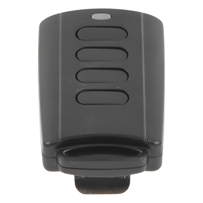 ACCESSPRO XB-T18-BC - Control Remoto con Clip para Visera / 433.92 MHz / 4 Botones / -10°C a 50°C / Batería 12V Incluida | SIERRA STORE
