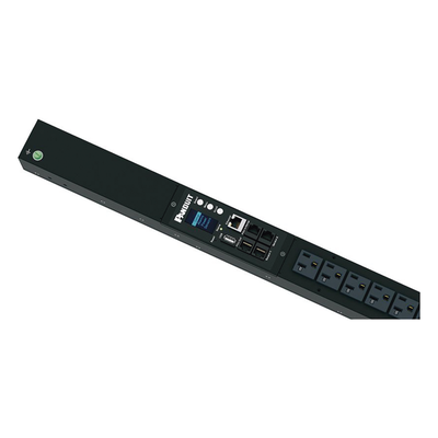 PANDUIT P16D20M - PDU Monitoreable / 16 Salidas NEMA 5-20R / Entrada NEMA 5-15P / 120 Vca / 15 A / 1.4 kVA / Instalación Vertical | SIERRA STORE