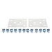 Cople para Uniones de Escalera de Aluminio / Plano / Peralte 3 1/4" | SIERRA STORE