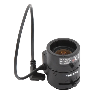 Lente Varifocal / 3-8 mm / Iris Automático DC / Día/Noche / Formato 1/3" / Ángulo Horizontal 27° a 90.8° | SIERRA STORE