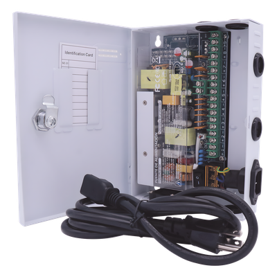 Fuente de Alimentación Profesional / 9 Canales / 16 A Total / 1.8 A por Salida / 11-15 VCC Ajustable / 200 W / Rango Extendido -20°C a | SIERRA STORE
